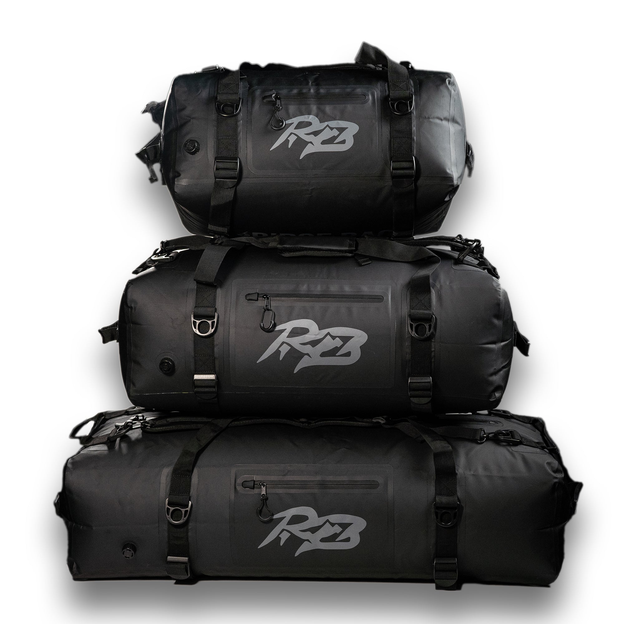 gear duffel bag Ridge Bag | Waterproof Outdoor Duffel Three PACK Black