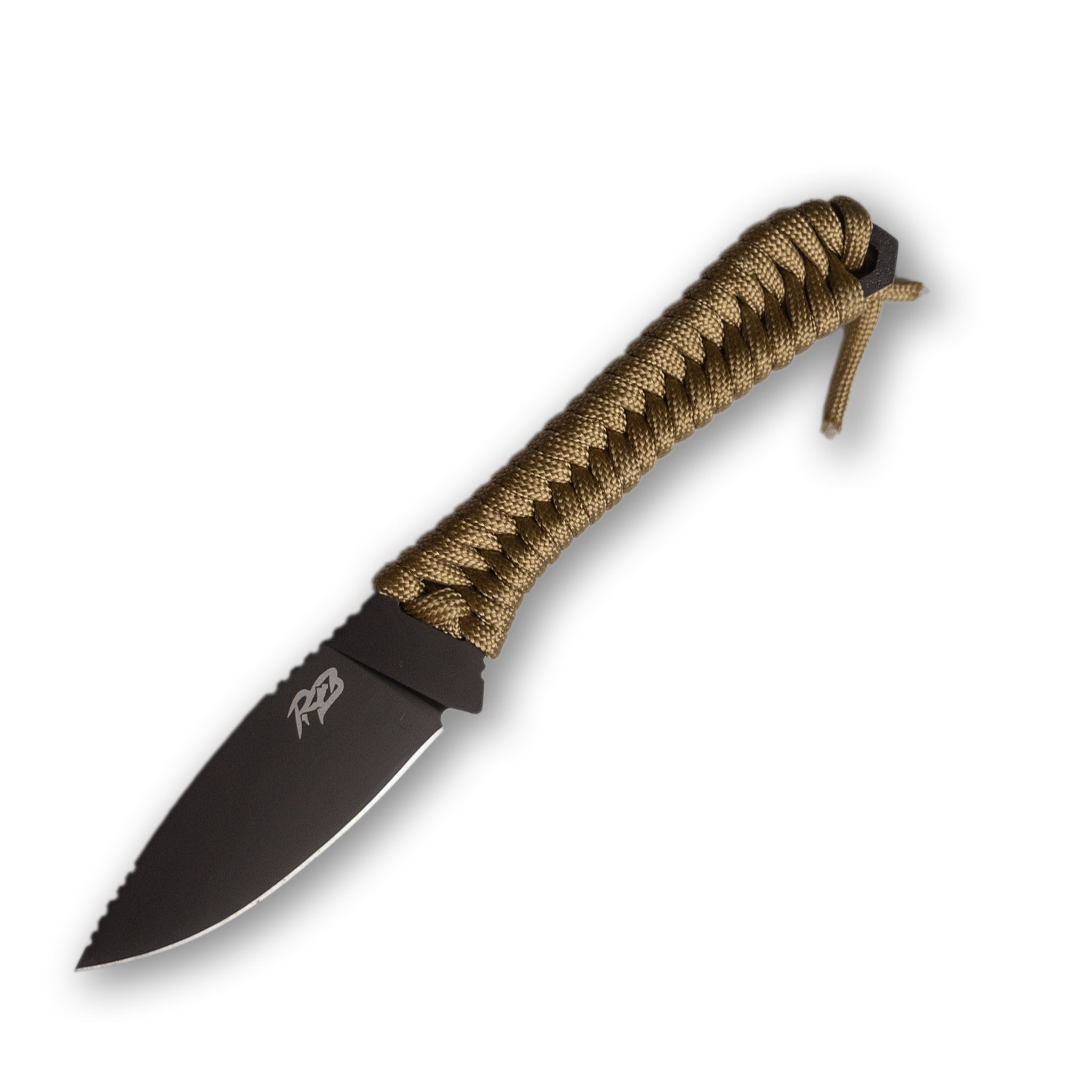 Buy online ultralight hunting knife. RIdge Blades Smoke Grey drop poing hunting knives for easy cleaning. Great lightweight hunting blades for the outdoors. Single blade hunting knife.