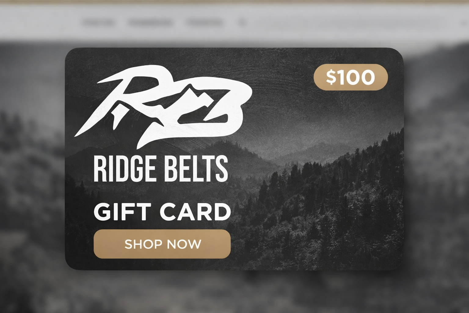 Ridge Belts Gift Card