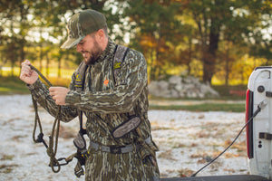 Laser engraved belt buckle for hunting by Ridge Belts