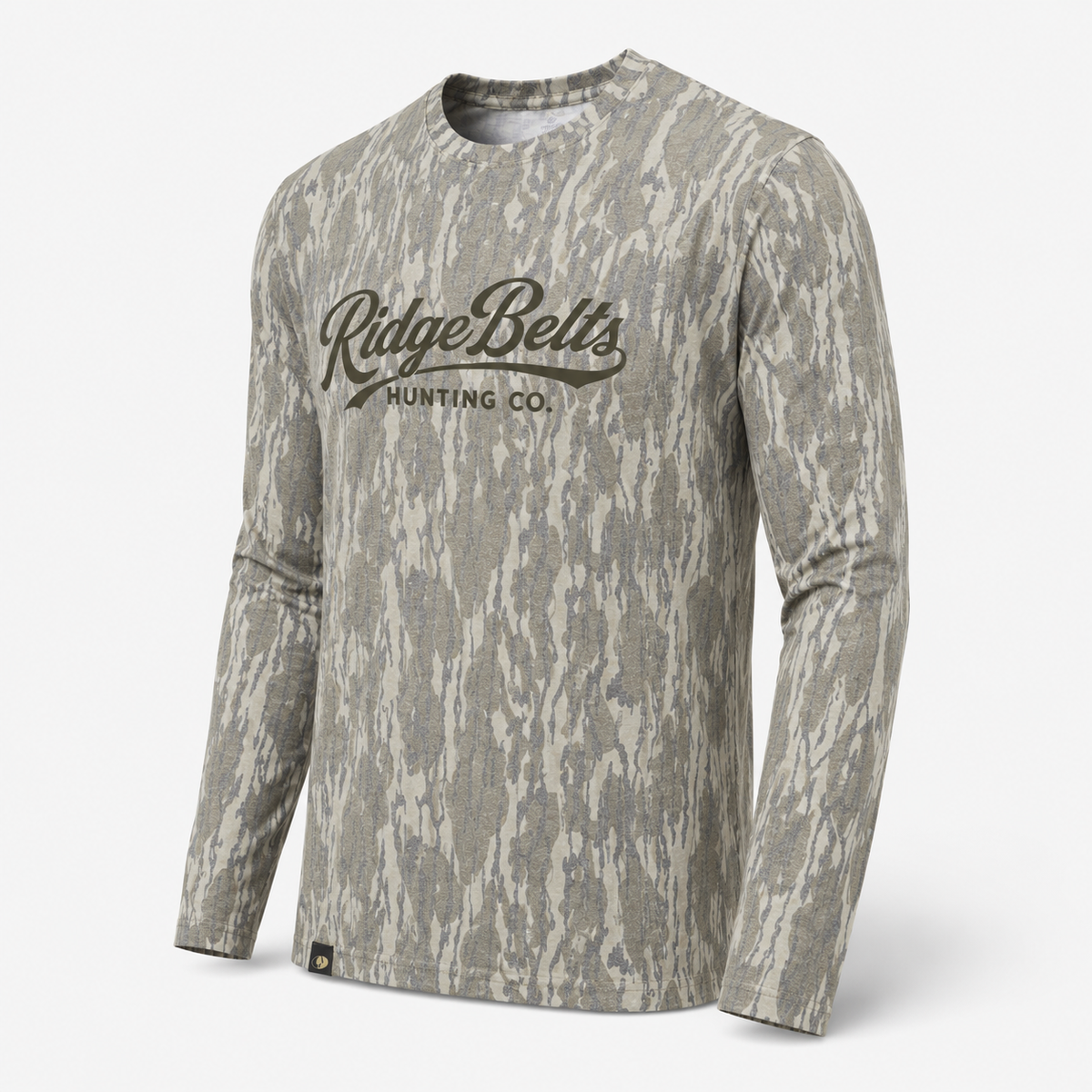 RB X MOSSY OAK WASHED TEE LONG SLEEVE - BOTTOMLAND