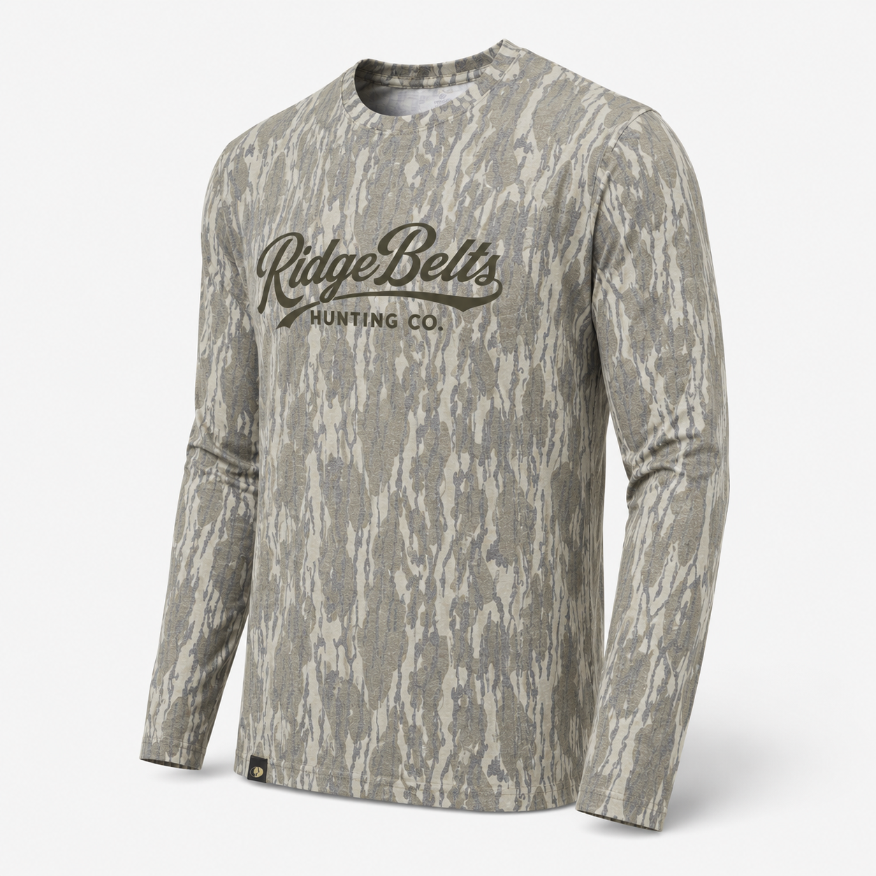 RB X MOSSY OAK WASHED TEE LONG SLEEVE - BOTTOMLAND