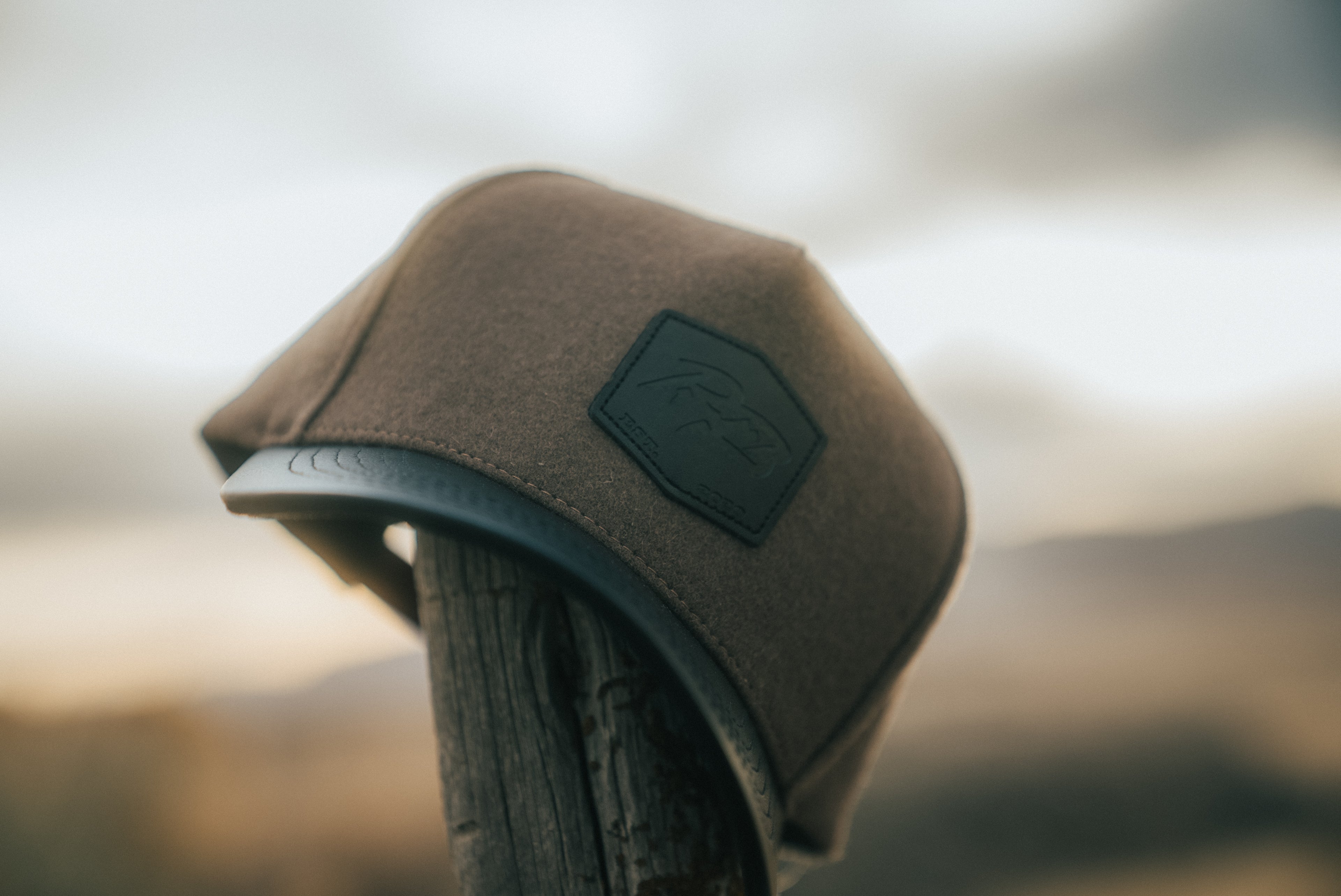 Wool Curved Brim Hat