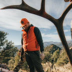 Orange RB Flat Brim Hat