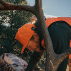 Orange RB Flat Brim Hat