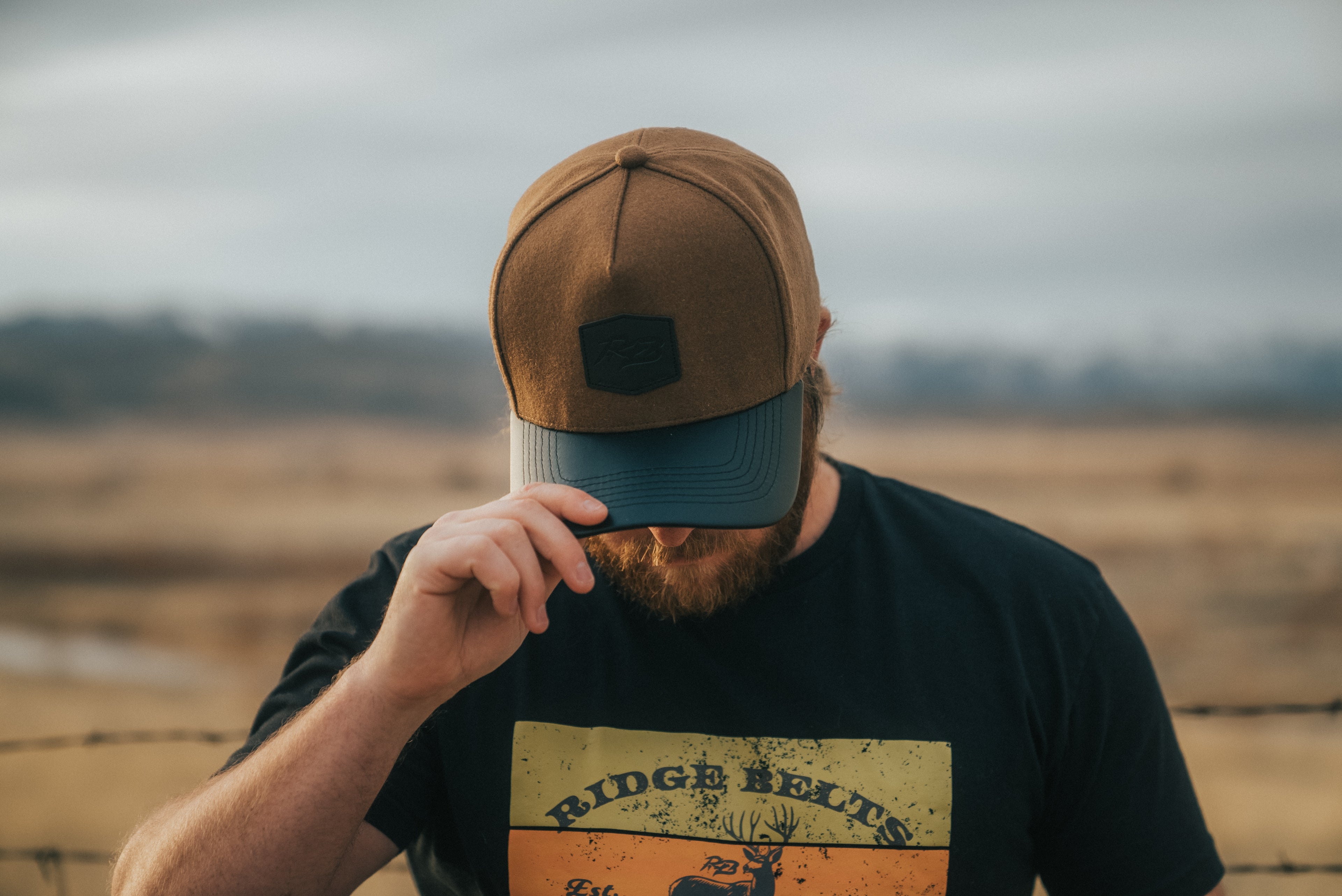 Wool Curved Brim Hat