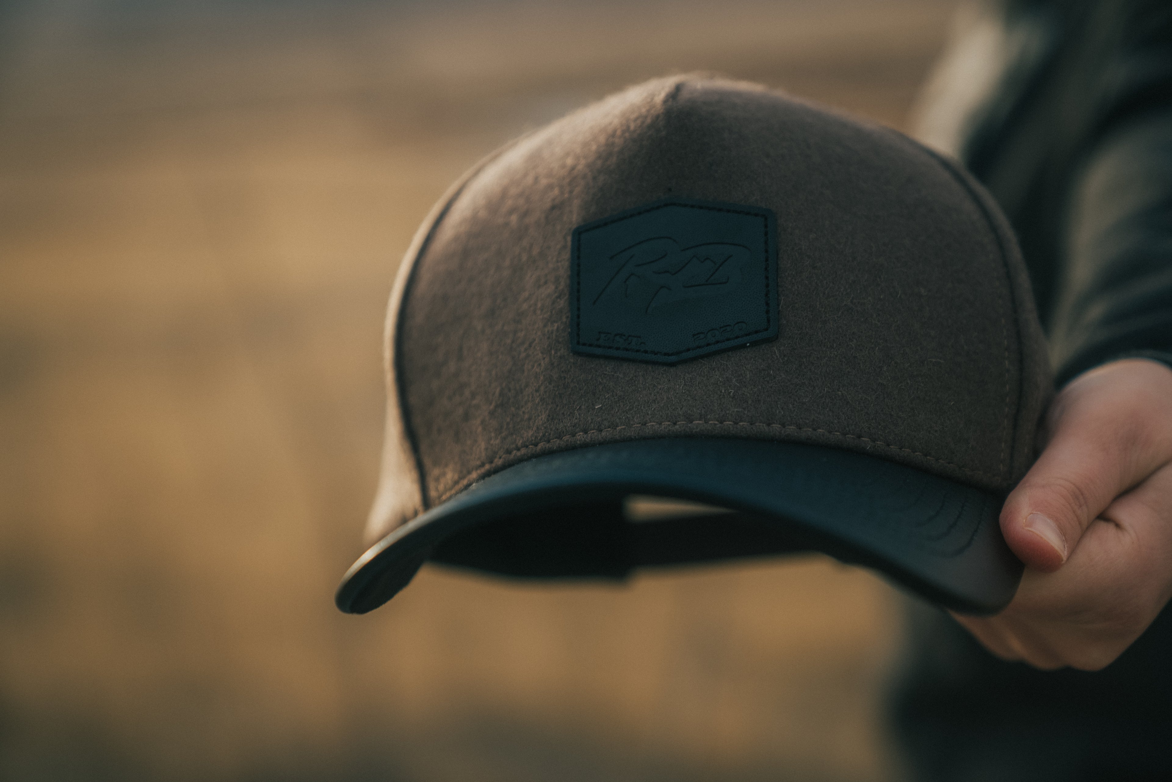 Wool Curved Brim Hat