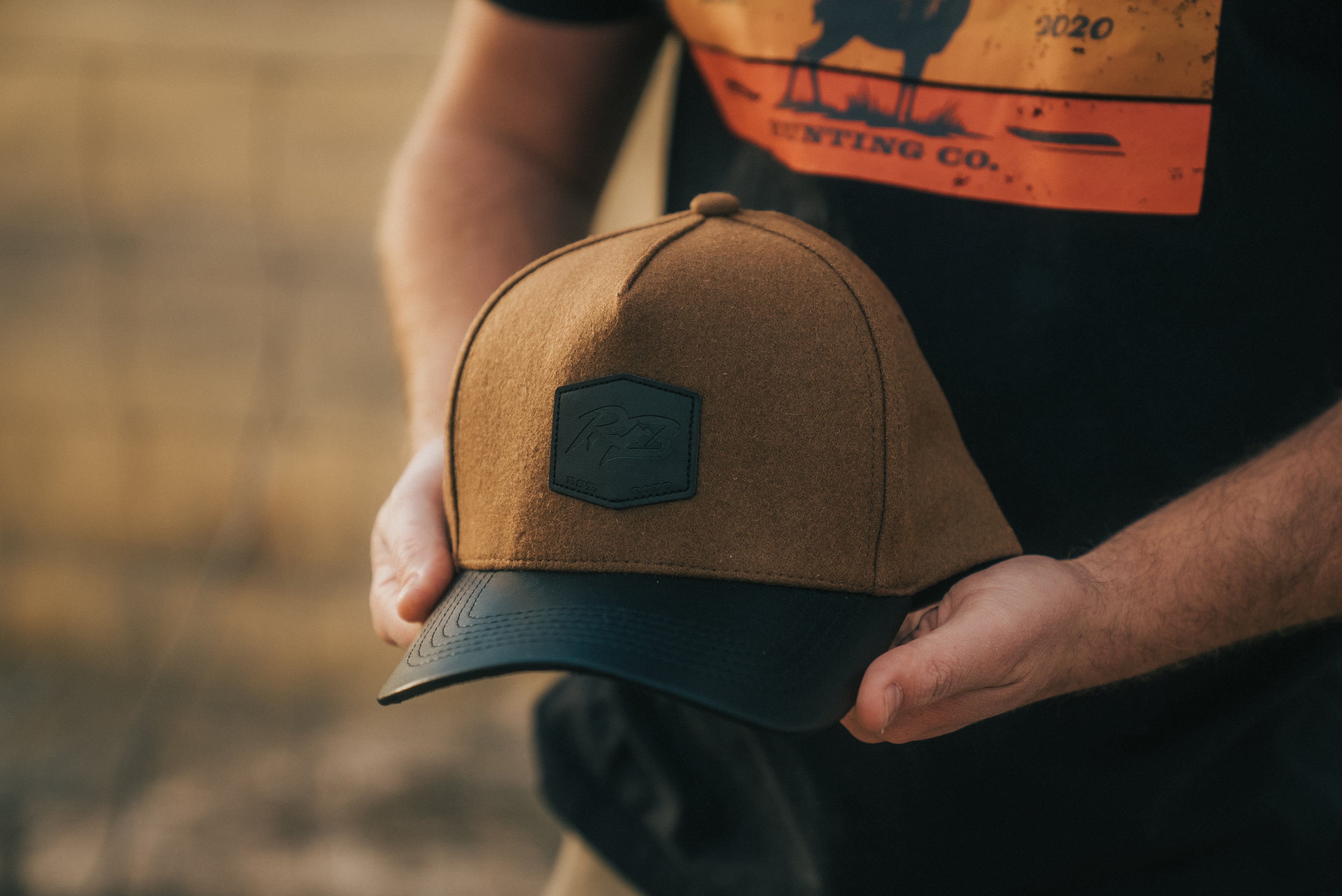 Wool Curved Brim Hat