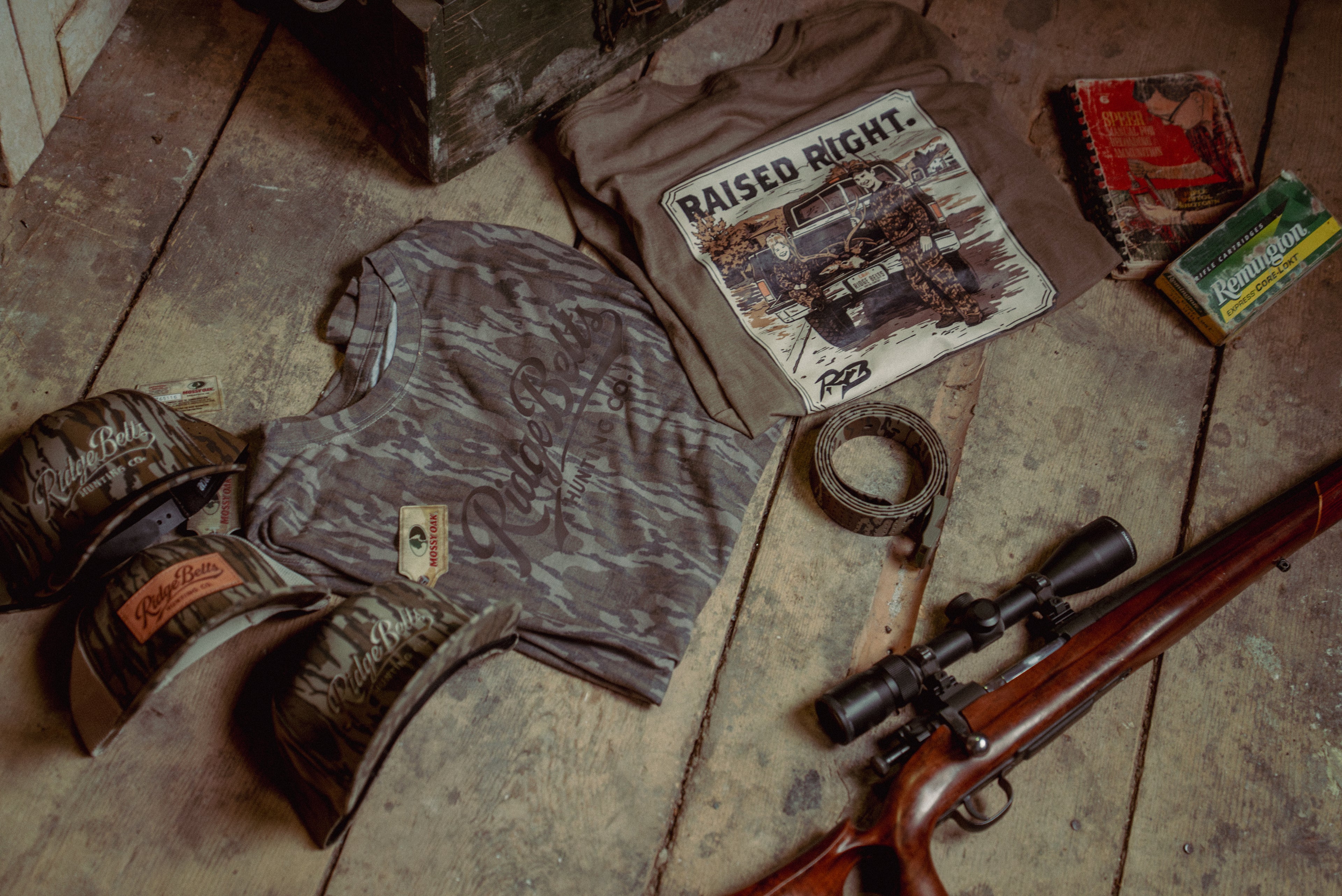 RB X MOSSY OAK WASHED TEE LONG SLEEVE - BOTTOMLAND
