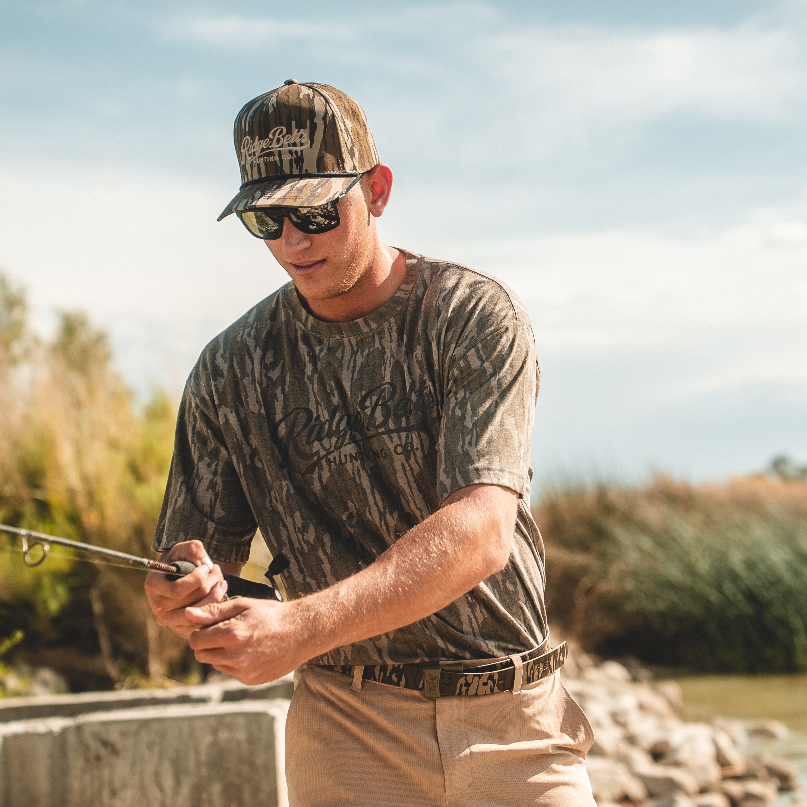 RB X MOSSY OAK WASHED TEE SHORT SLEEVE - BOTTOMLAND