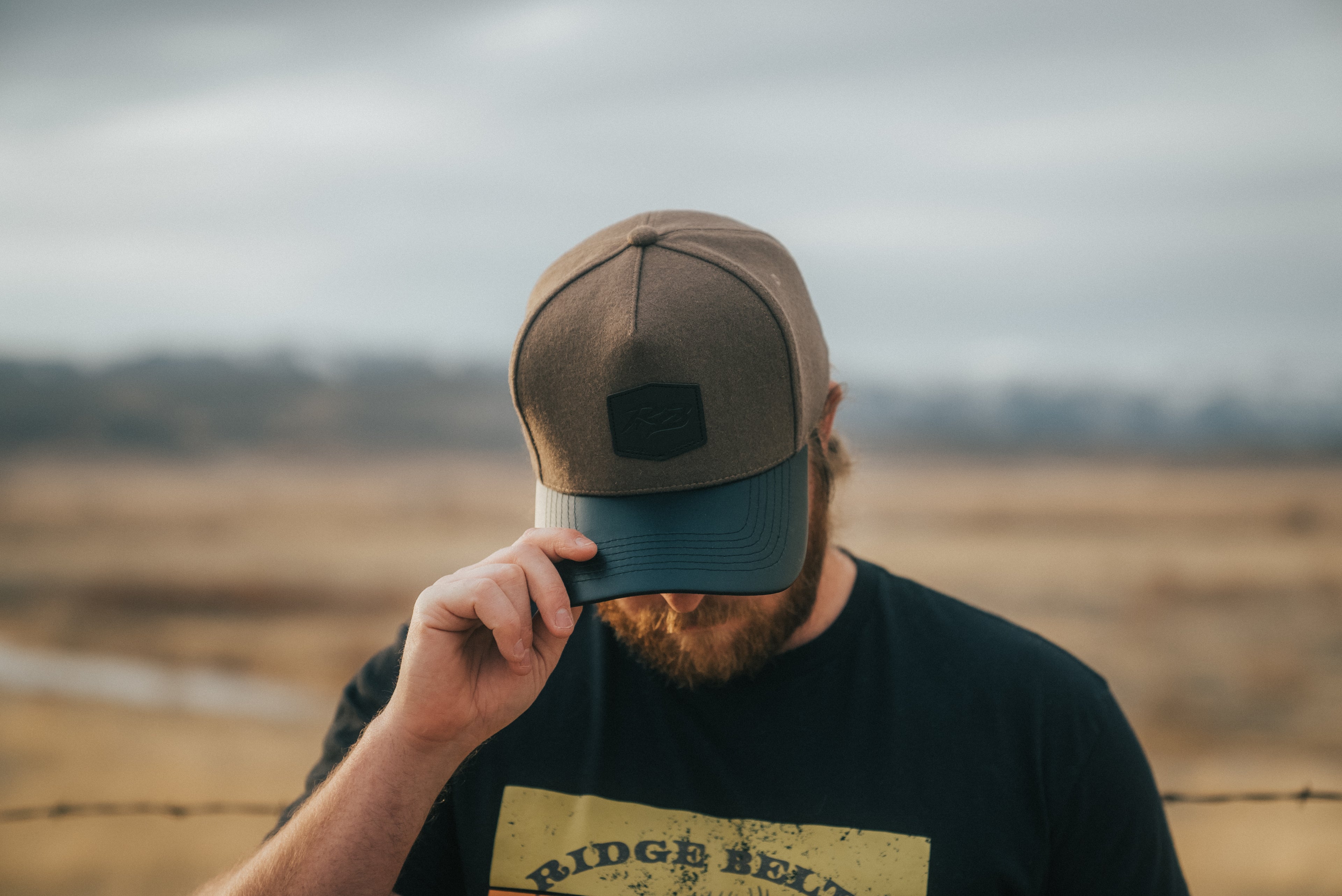 Wool Curved Brim Hat