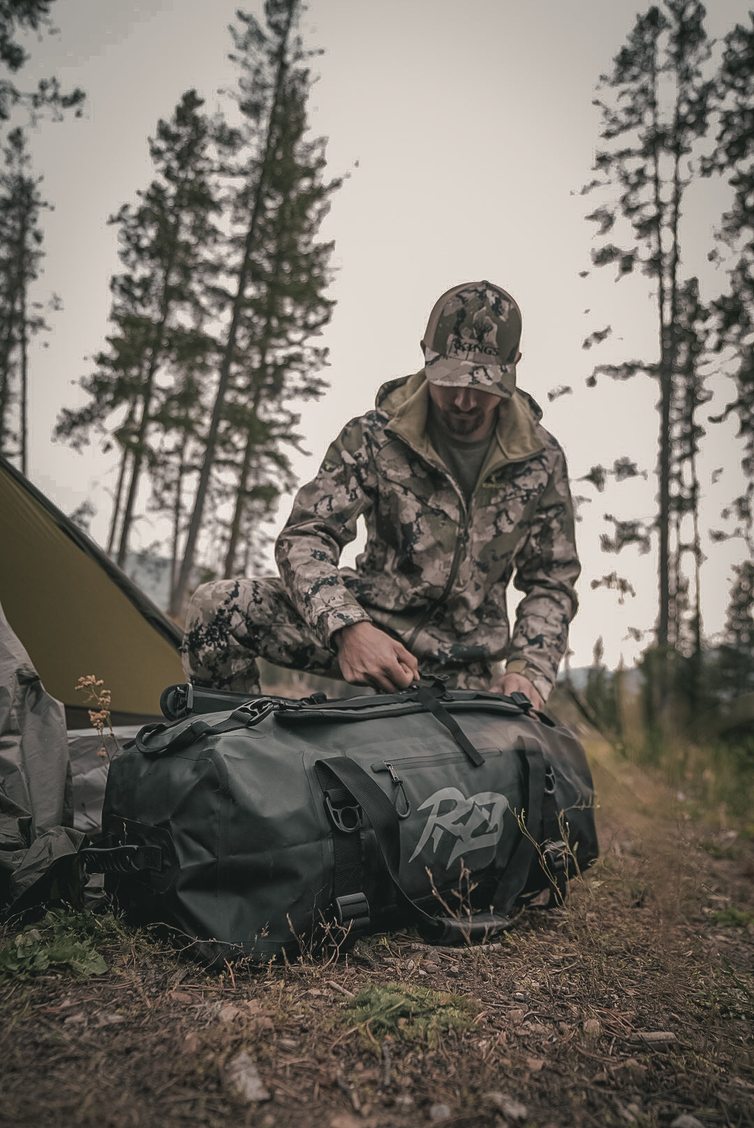 breathable rain gear bag Ridge Bag | Large Waterproof Outdoor Duffel Black