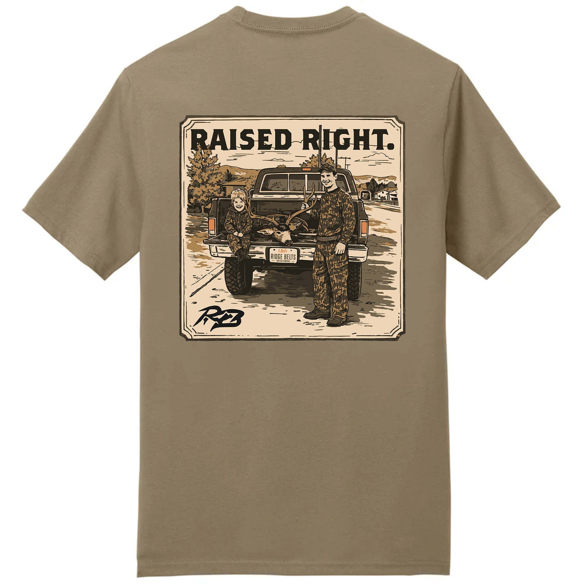 RAISED RIGHT SHORT SLEEVE