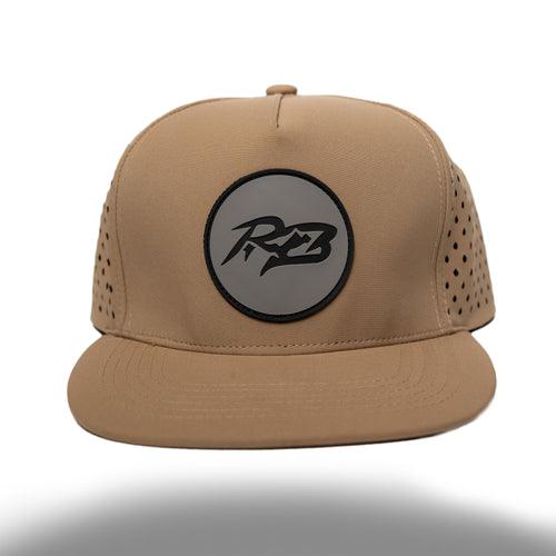 Brown RB Flat Brim Hat