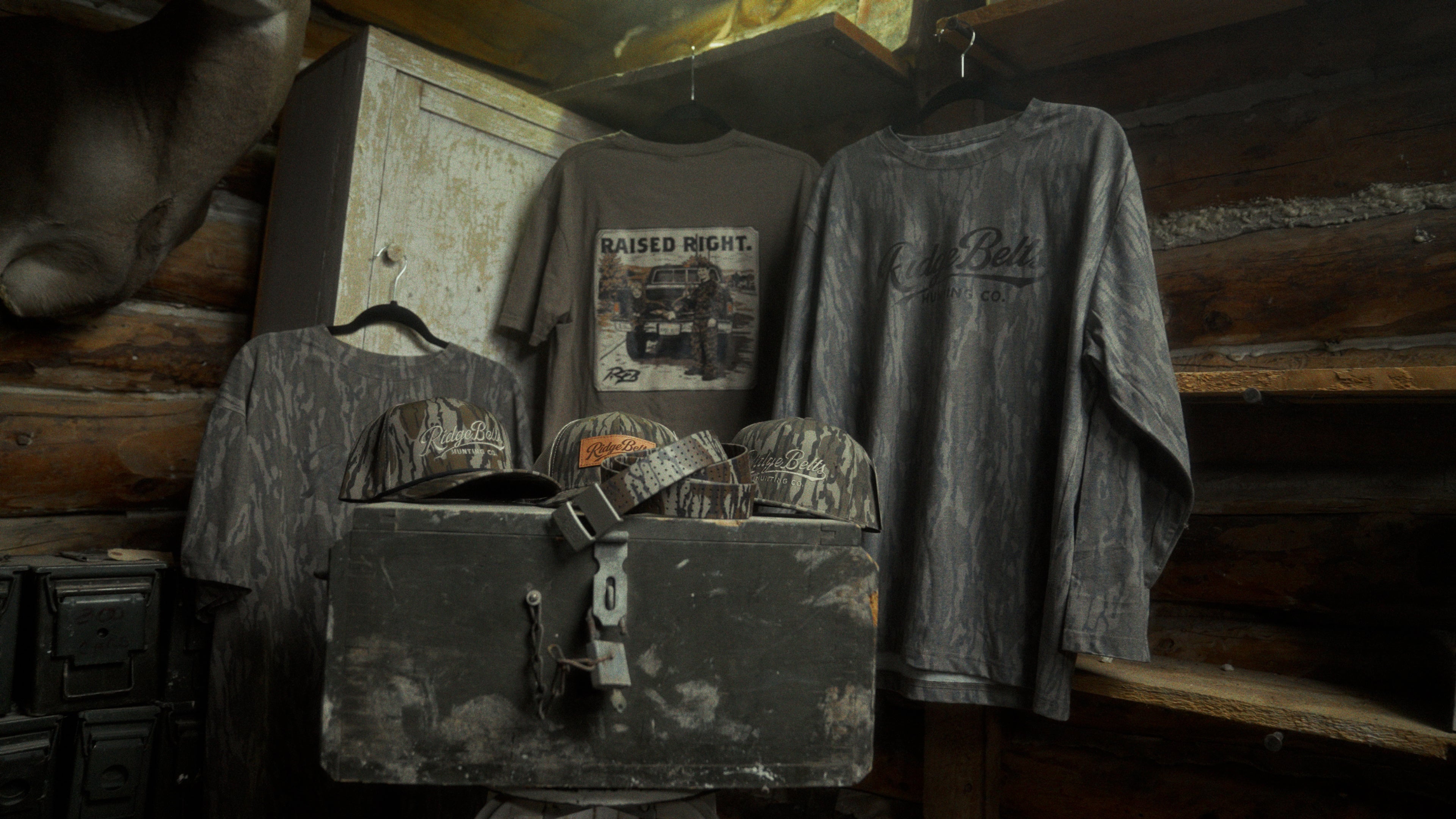 RB X MOSSY OAK WASHED TEE LONG SLEEVE - BOTTOMLAND