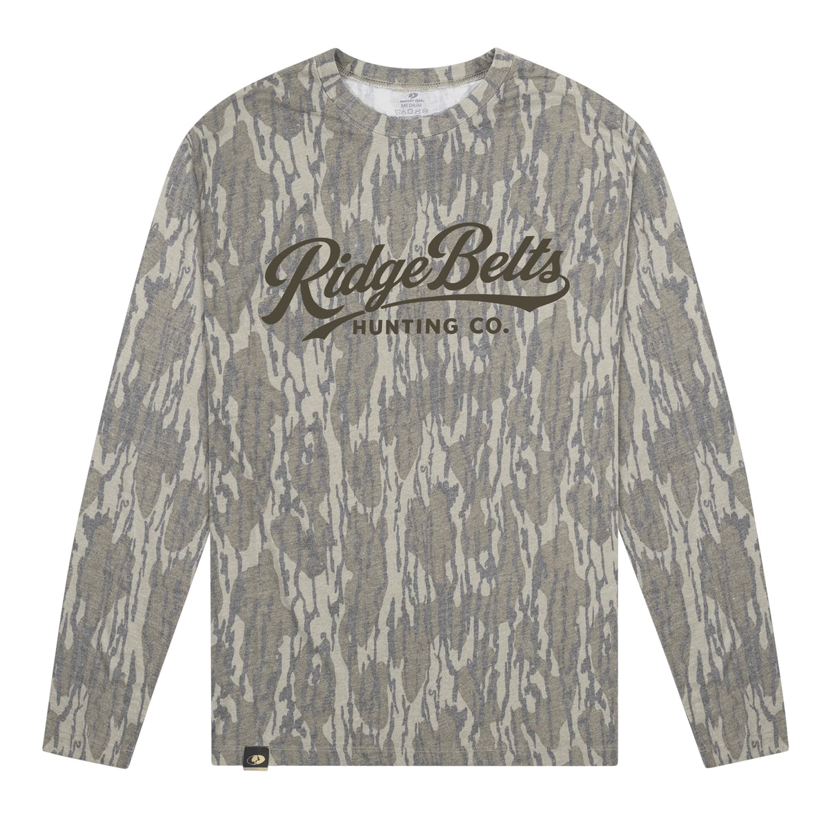 RB X MOSSY OAK WASHED TEE LONG SLEEVE - BOTTOMLAND
