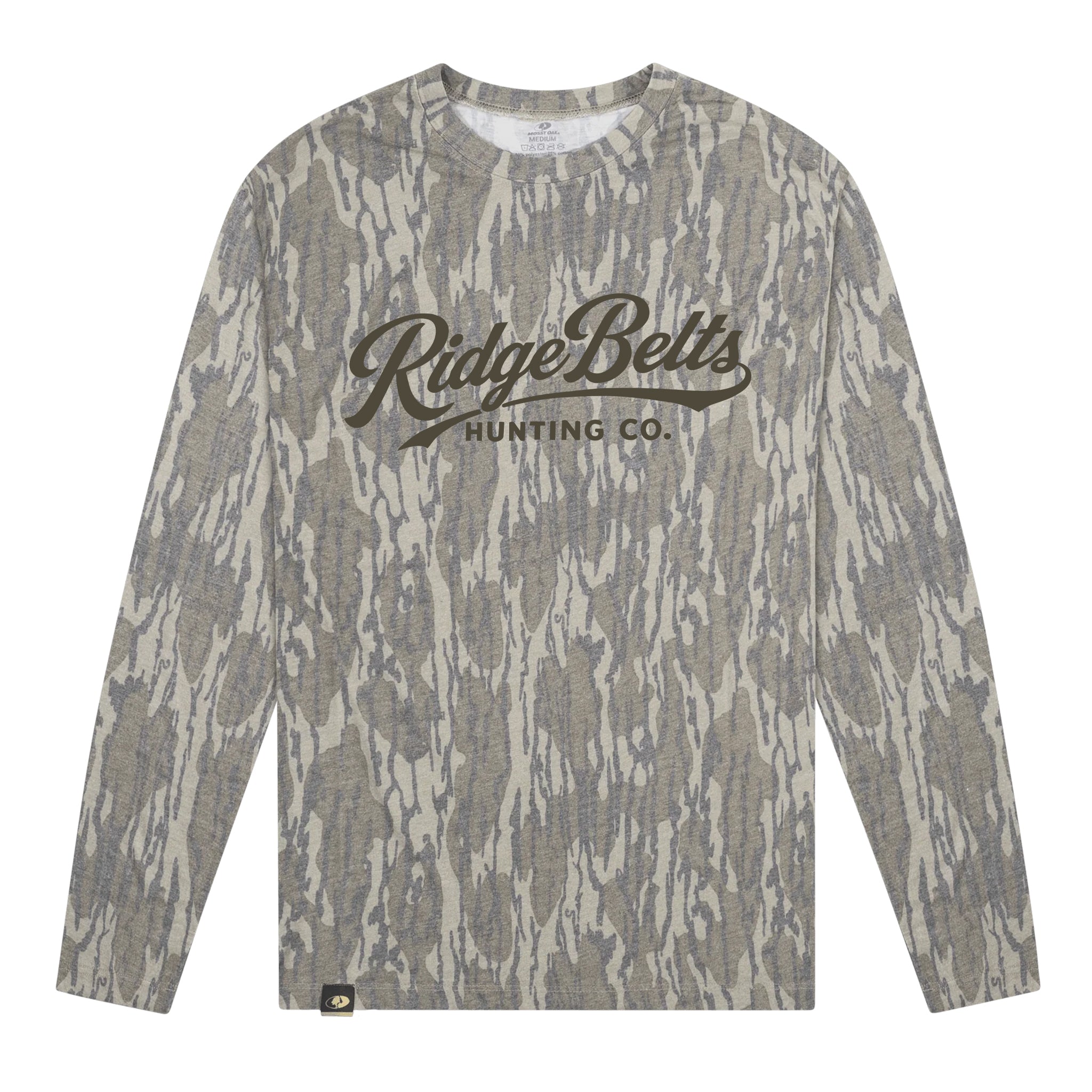RB X MOSSY OAK WASHED TEE LONG SLEEVE - BOTTOMLAND