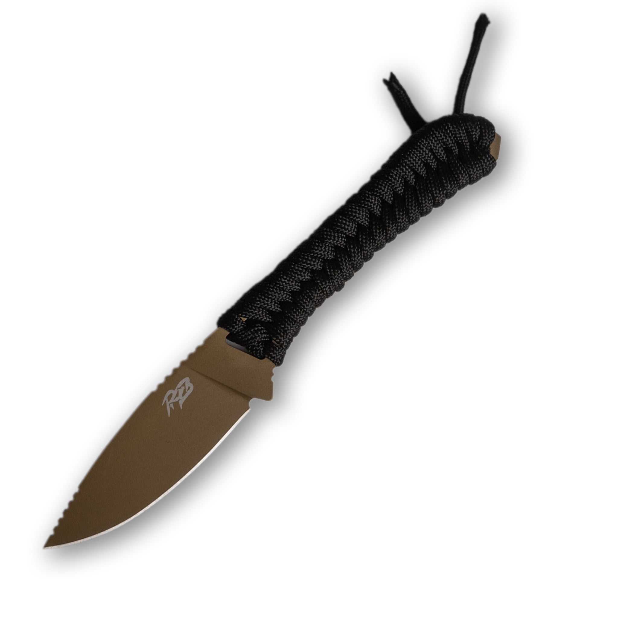 Buy online ultralight hunting knife. RIdge Blades Smoke Grey drop poing hunting knives for easy cleaning. Great lightweight hunting blades for the outdoors. Single blade hunting knife.