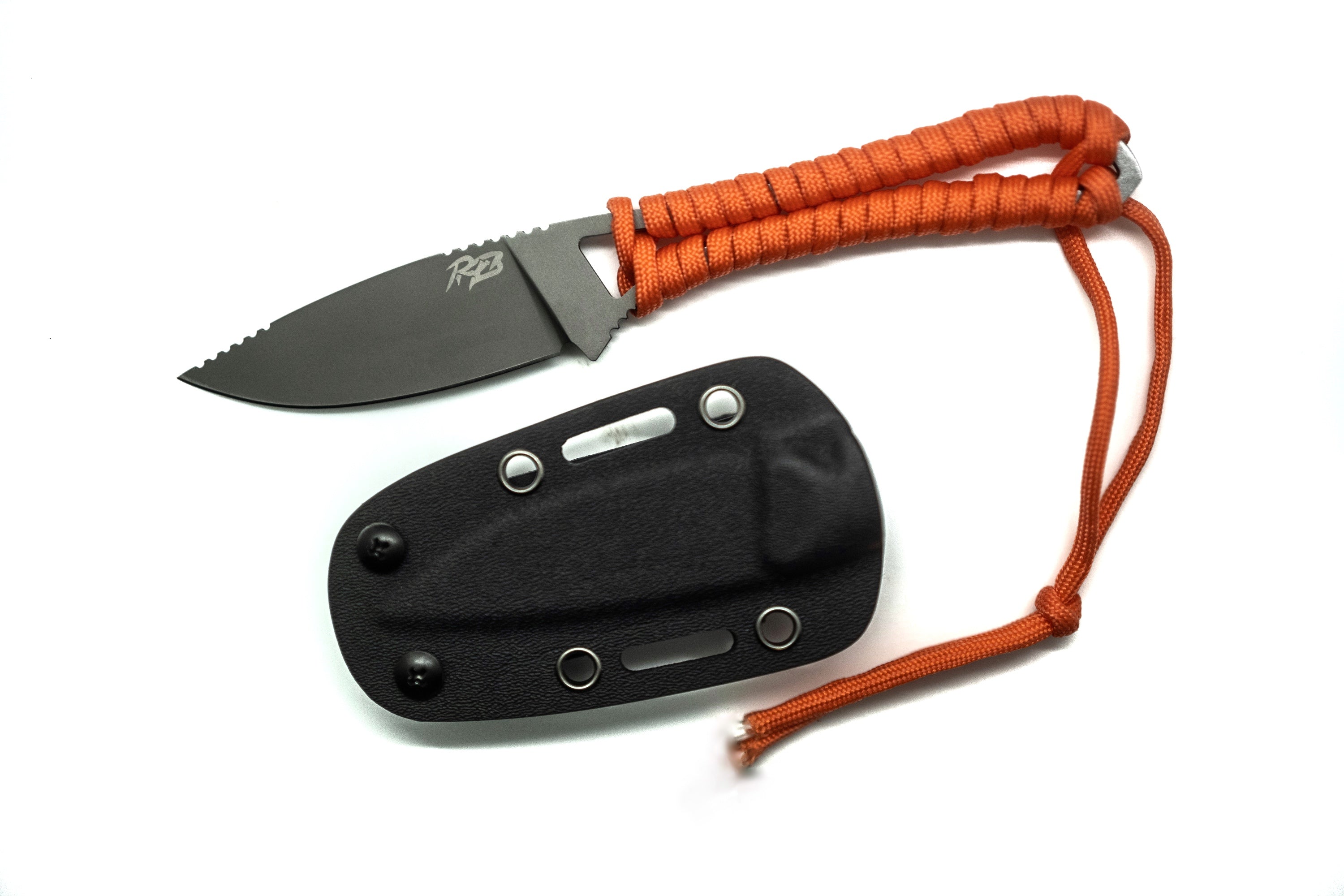 Buy online ultralight hunting knife. RIdge Blades Smoke Grey drop poing hunting knives for easy cleaning. Great lightweight hunting blades for the outdoors. Single blade hunting knife.