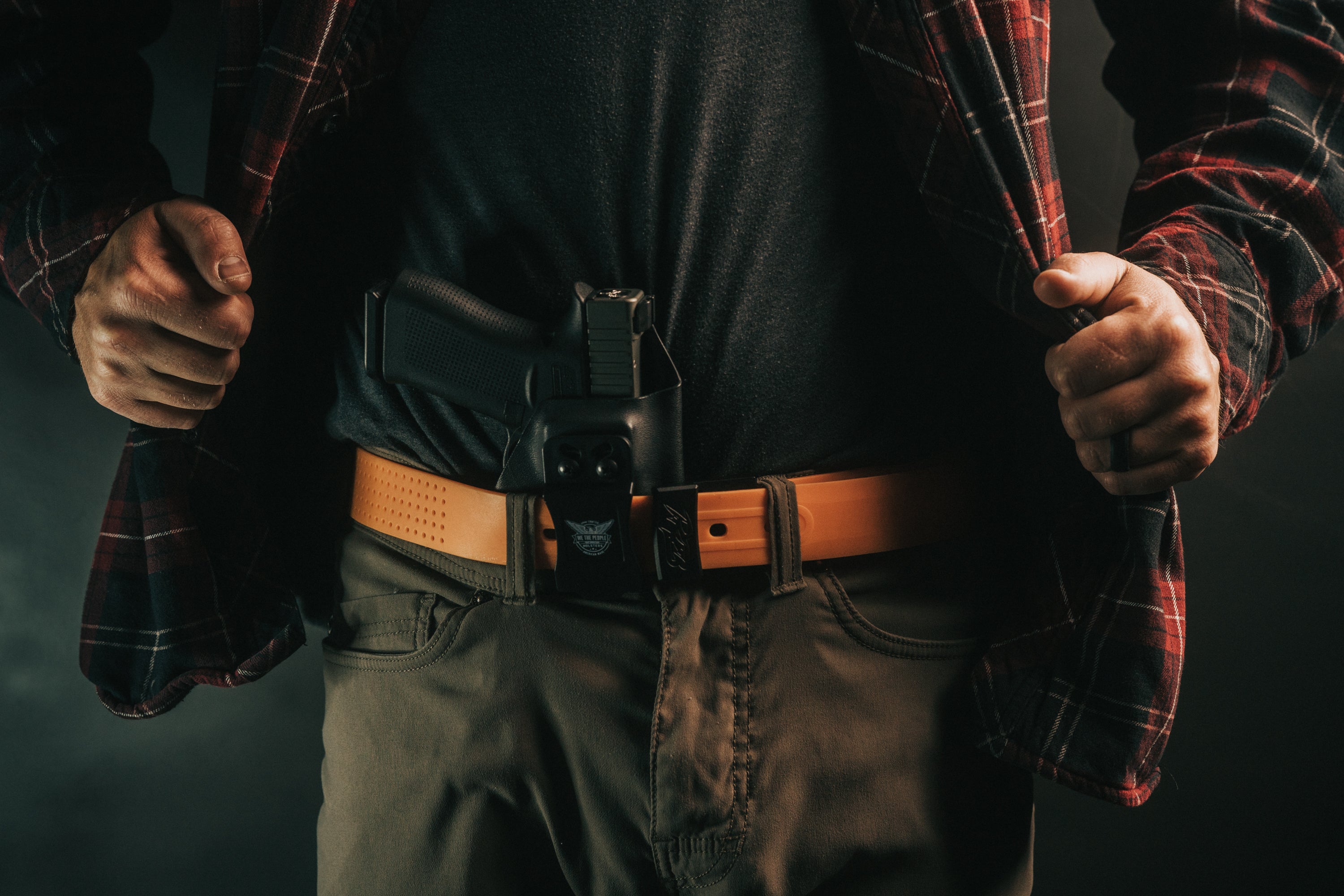 Appendix carry belt  by Ridge Belts. Tactical belt buckle for the outdoors. Simple mens belt buckle for conceal carry. EDC belt for all sizes. Lightweight mountain hiking belt. Tactical conceal carry belt for every day carry. Military grade belt for men.